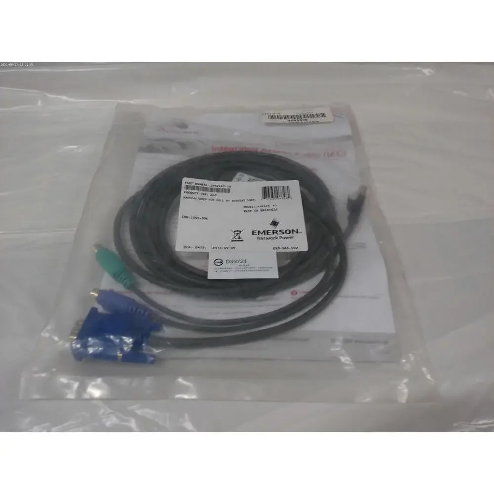 Emerson/Avocent DPS2IAC-10 Integrated Access Cable KVM (IAC) PS2IAC-10